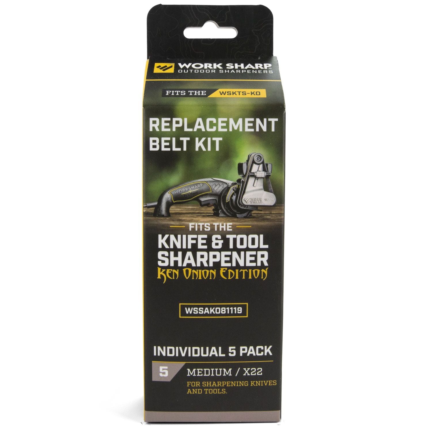 Work Sharp WSKO Belt Kit Med X22 #WSSAKO81119