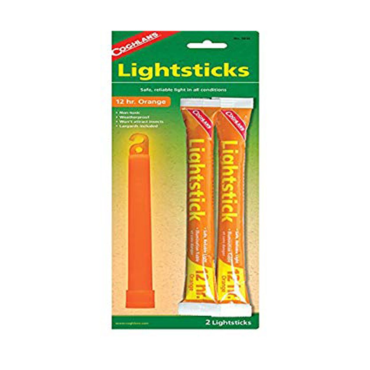 Lightsticks- Orange- pkg of 2