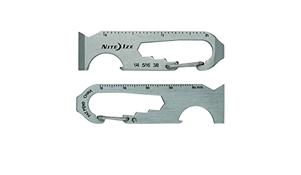 Nite Ize KMTP-11-R3 Doohic Key 6X Key TOOL - Stainless Steel **EOL** NI3010