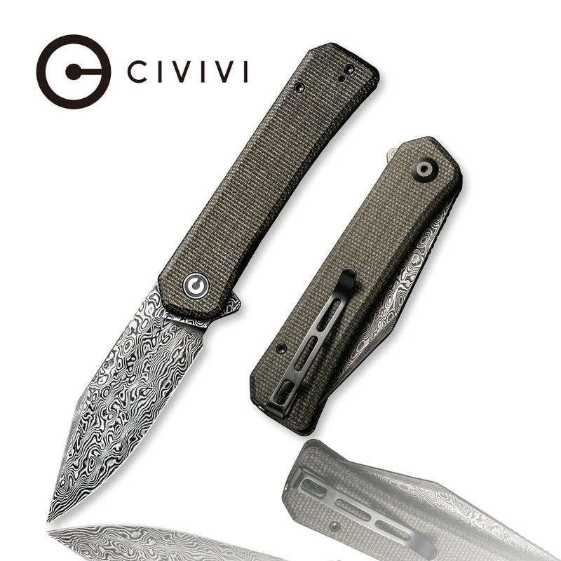 CIVIVI Relic Linerlock Green Micarta #C20077B-DS1