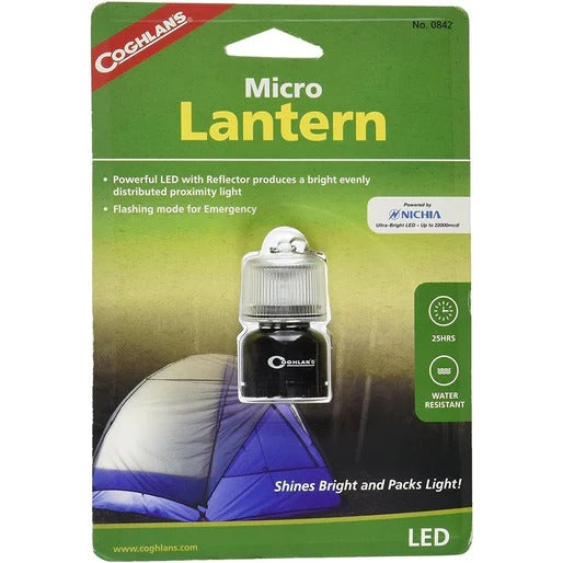 COGHLANS LED MICRO LANTERN - BLACK