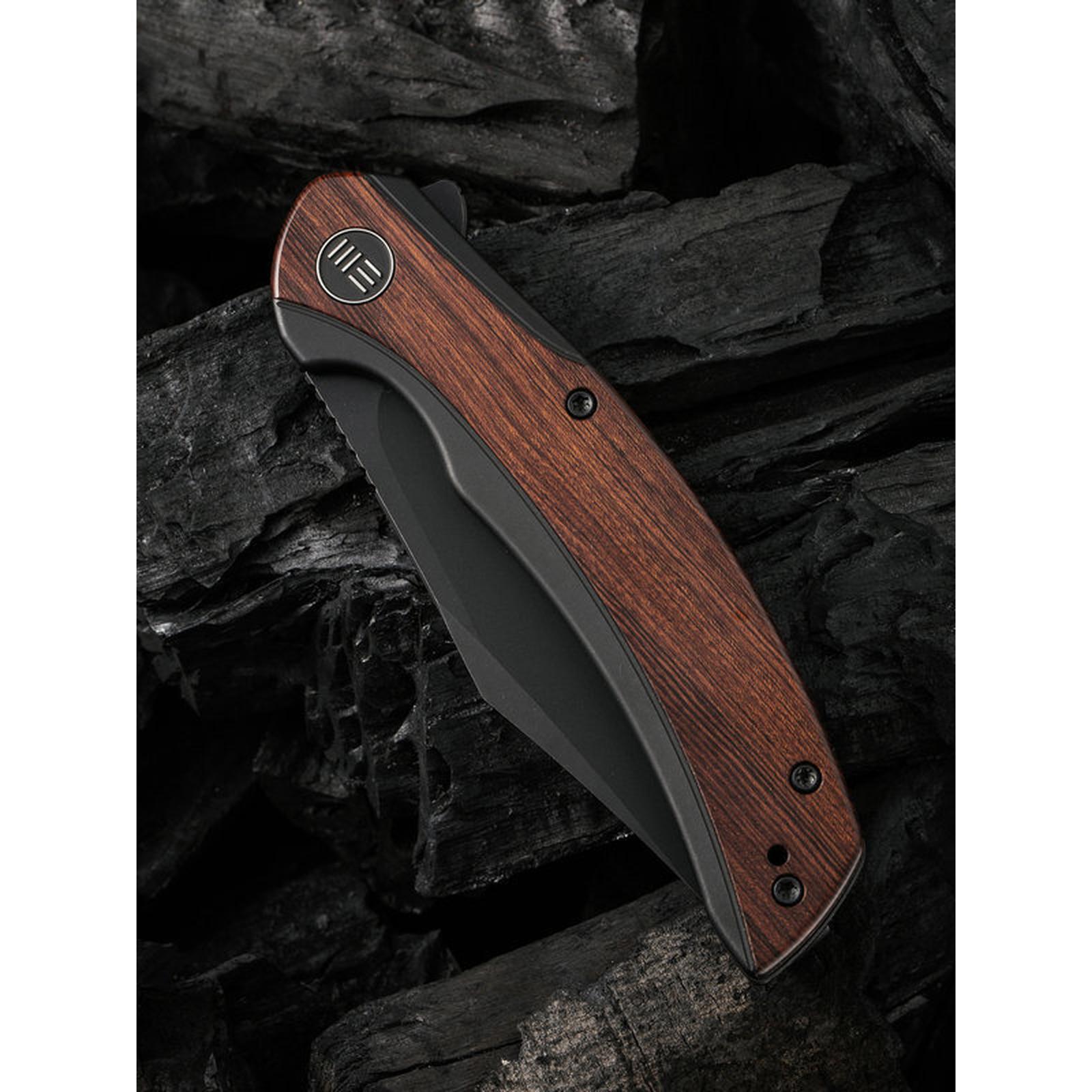 WE Snick Framelock Black/Brown #WE19022F-3