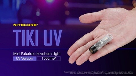 Nitecore Mini Futuristic Key Chain Light UV Version #TIKI-UV