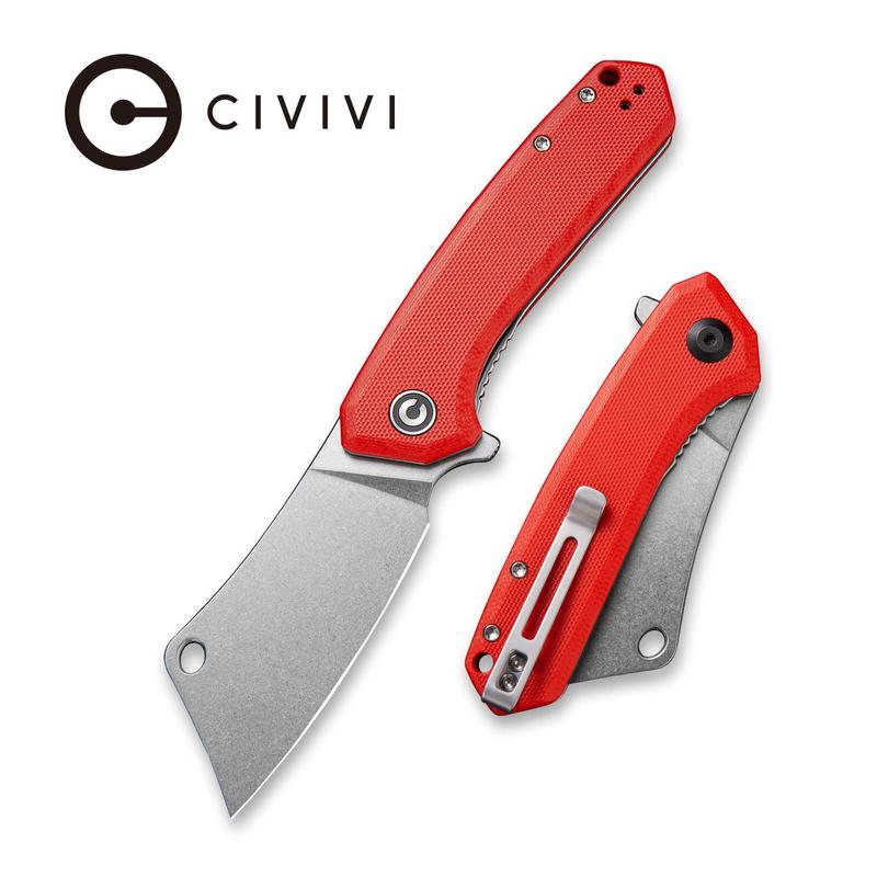 Civivi Mini Mastodon Linerlock Red #C2011B