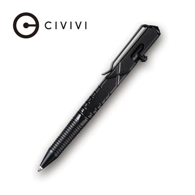 CIVIVI C-Quill Aluminum Material Tactical Pen Black #CIVCP01B