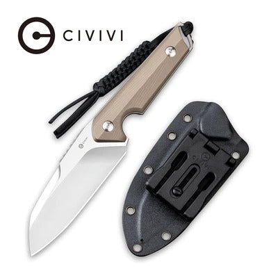 CIVIVI Kepler Fixed Blade Knife G10 Handle #CIVC2109B