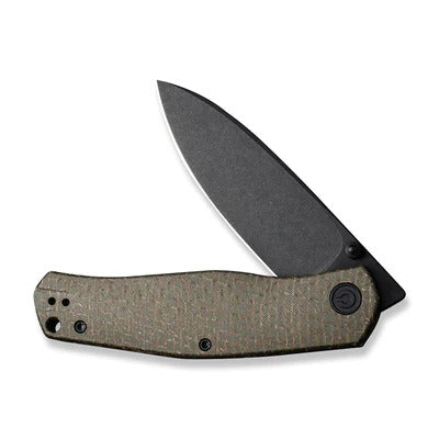 CIVIVI Sokoke Front Flipper & Thumb Stud Knife Micarta Handle #CIVC220072