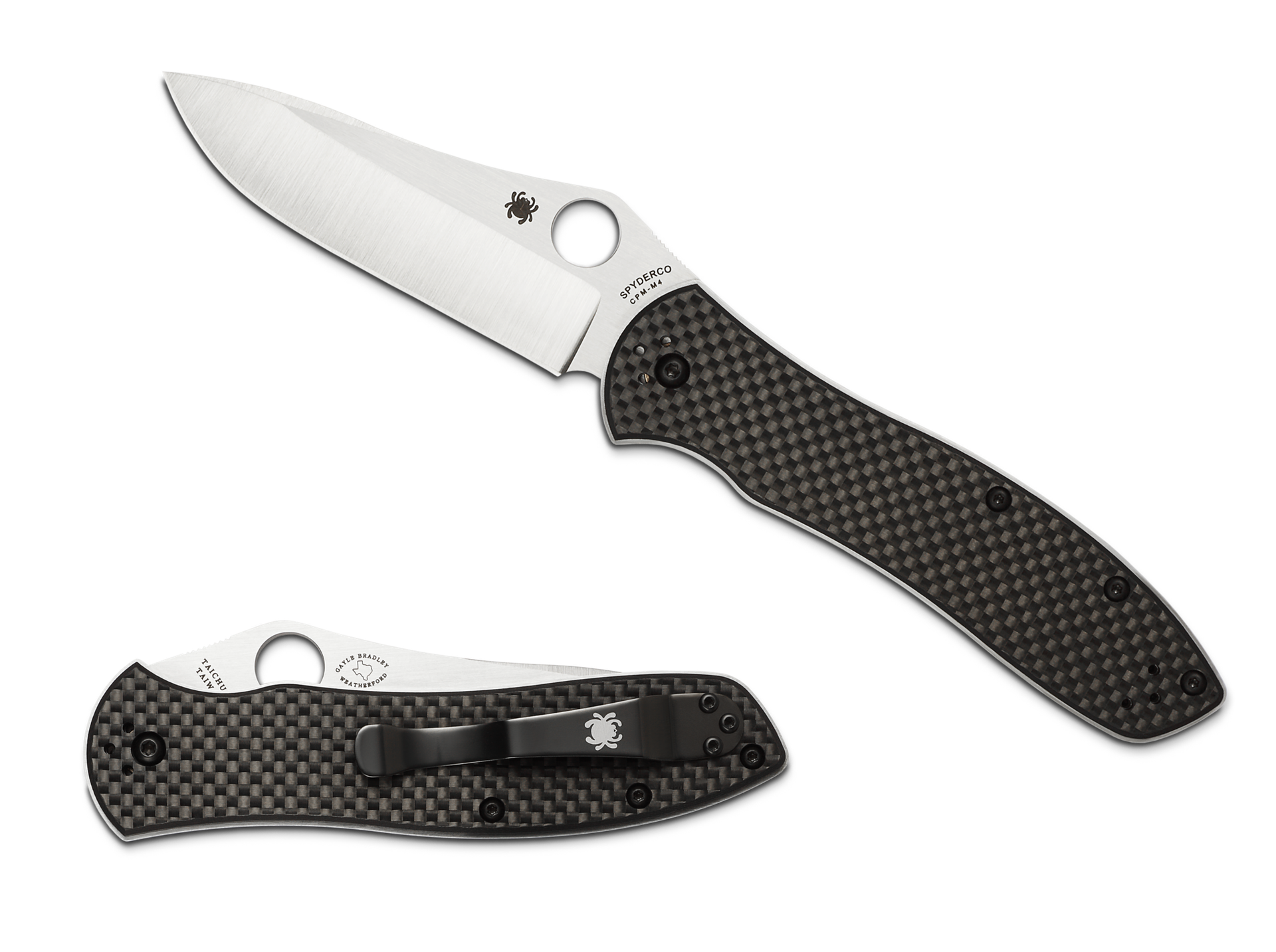 Spyderco Bradley 2 CPM-M4 Carbon Fiber/G10 #C134CFP2